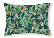 Load image into Gallery viewer, Tropical Toucan Pattern - Throw Pillow
