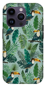 Tropical Toucan Pattern - Phone Case