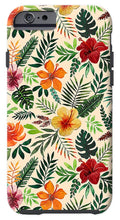 Load image into Gallery viewer, Tropical Watercolor Floral Pattern - Phone Case