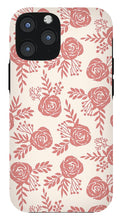 Load image into Gallery viewer, Warm Pink Floral Pattern - Phone Case