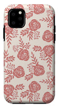 Load image into Gallery viewer, Warm Pink Floral Pattern - Phone Case