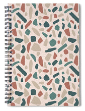 Load image into Gallery viewer, Warm Terrazzo Pattern - Spiral Notebook