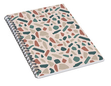 Load image into Gallery viewer, Warm Terrazzo Pattern - Spiral Notebook