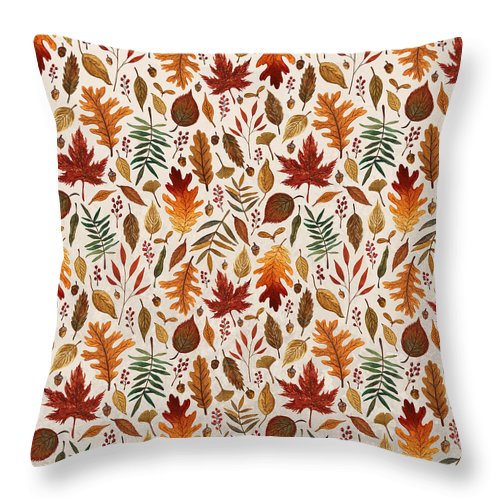 Autumn Leaves Pattern Pillows