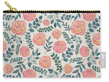 Load image into Gallery viewer, Watercolor Floral Pattern - Carry-All Pouch