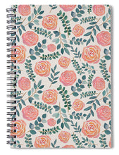 Load image into Gallery viewer, Watercolor Floral Pattern - Spiral Notebook
