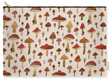 Load image into Gallery viewer, Watercolor Mushroom Pattern - Carry-All Pouch