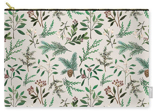 Winter Berry Pattern - Carry-All Pouch