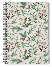 Load image into Gallery viewer, Winter Berry Pattern - Spiral Notebook