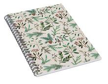 Load image into Gallery viewer, Winter Berry Pattern - Spiral Notebook