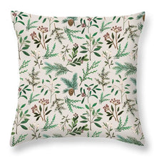Load image into Gallery viewer, Winter Berry Pattern - Throw Pillow