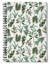 Load image into Gallery viewer, Winter Branch Pattern - Spiral Notebook
