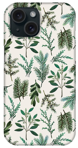 Winter Branch Pattern - Phone Case