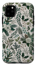 Load image into Gallery viewer, Winter Floral Pattern - Phone Case