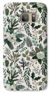 Winter Floral Pattern - Phone Case