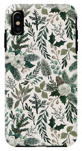 Load image into Gallery viewer, Winter Floral Pattern - Phone Case