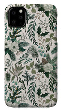 Load image into Gallery viewer, Winter Floral Pattern - Phone Case