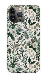 Winter Floral Pattern - Phone Case