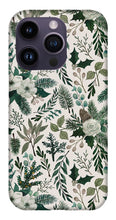 Load image into Gallery viewer, Winter Floral Pattern - Phone Case