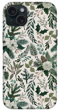 Load image into Gallery viewer, Winter Floral Pattern - Phone Case