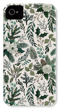 Load image into Gallery viewer, Winter Floral Pattern - Phone Case