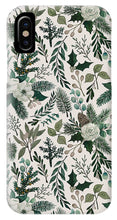 Load image into Gallery viewer, Winter Floral Pattern - Phone Case