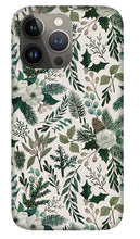 Load image into Gallery viewer, Winter Floral Pattern - Phone Case