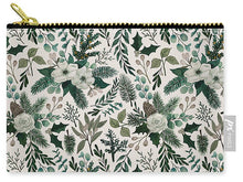Load image into Gallery viewer, Winter Floral Pattern - Carry-All Pouch