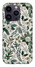 Load image into Gallery viewer, Winter Floral Pattern - Phone Case