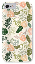 Load image into Gallery viewer, Yellow and Green Tropical Floral Patten - Phone Case
