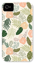 Load image into Gallery viewer, Yellow and Green Tropical Floral Patten - Phone Case